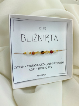 Bransoletka Zodiakalna BLIŹNIĘTA kolekcja REGULAR