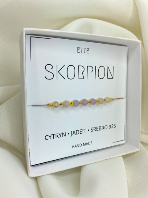 Bransoletka Zodiakalna SKORPION kolekcja REGULAR Bransoletka Zodiakalna SKORPION kolekcja REGULAR
