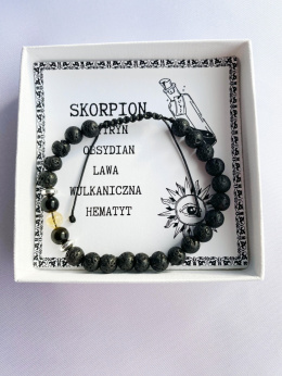 Bransoletka zodiakalna MEN SKORPION