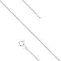 Łańcuszek ozdobny srebrny pr. 925 kostka wenecka, diamentowana, ~0,7 mm, 42cm B23